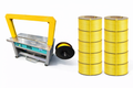 Pathenbot automatic strapping machine for warehouse packaging