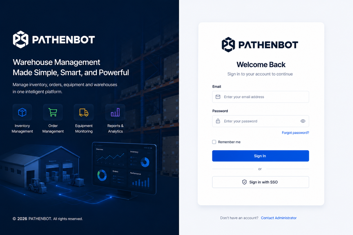 PATHENBOT Warehouse Management Software